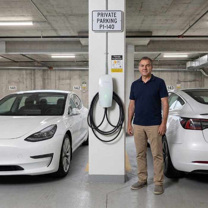 Condo EV Charger Installation Condo EV Charger Installation